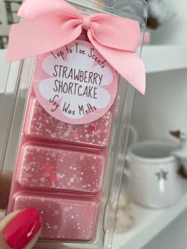Strawberry Shortcake Soy Wax Snap Bar