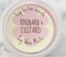 Load image into Gallery viewer, Rhubarb and Custard Soy Wax Melts