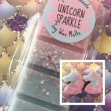 Load image into Gallery viewer, Unicorn Sparkle Soy Wax melts