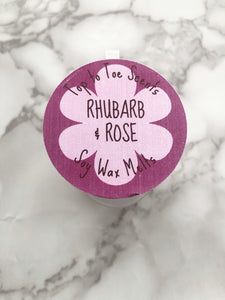 Rhubarb & Rose Soy Wax Melts